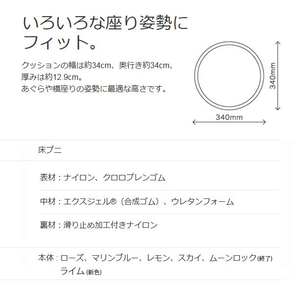 画像4: カジ　エクスジェル　クッション 床プニ（PUN30） (4)