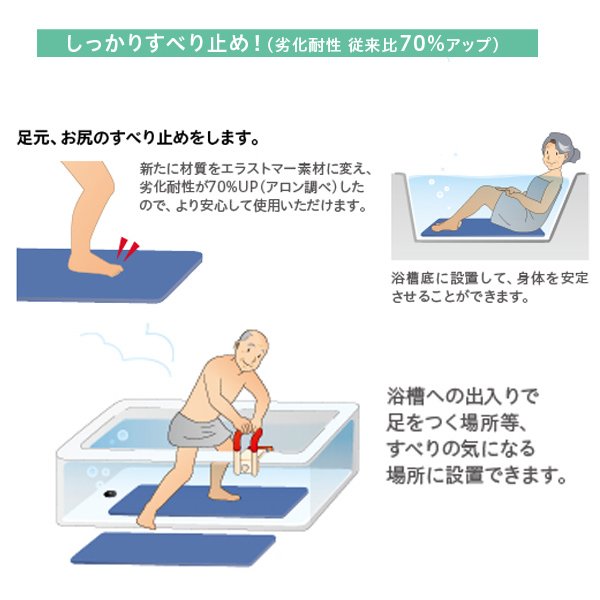 画像3: アロン　安寿　おく楽すべり止めマットAR　(小） (3)